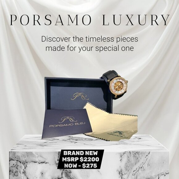 Ladies Luxury Porsamo Bleu White Dial Watch